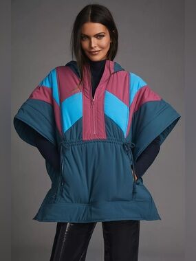 Daily Practice by Anthropologie Puffer Poncho